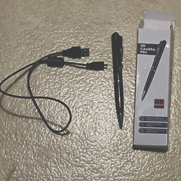 Tradera Spionpenna SLIM1080PRO – Komplett med 128GB Minneskort, Laddare & Enkel Guide!| Andet Optisk Udstyr