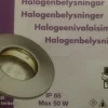 Tradera Spotlight Infällnadsspot Borstat Stål Halogen Biltema. Max 50W. IP65| Lamper