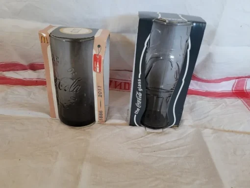 Tradera 2st Coca-Cola glas i orginalförpackning| Breweriana