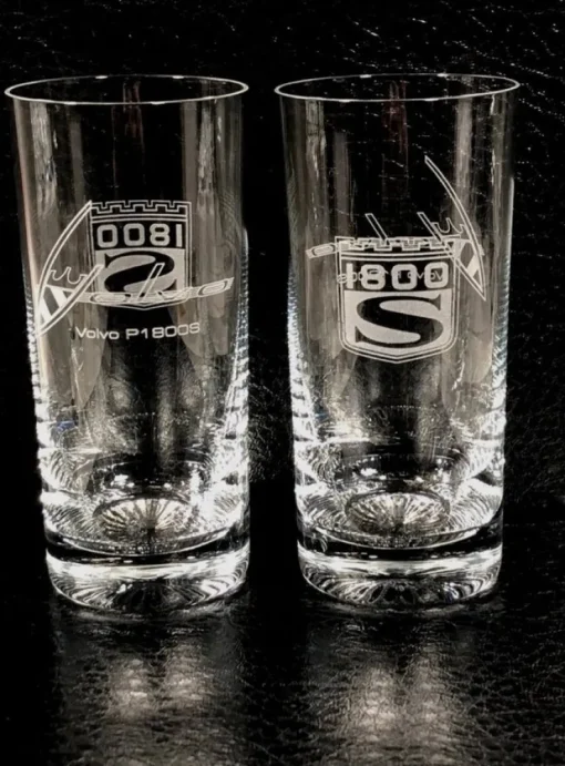 Tradera 6st highballglas Volvo P1800S. Nya!| Merchandise
