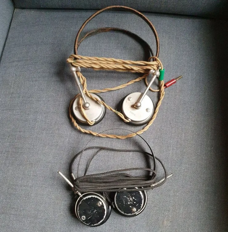 Tradera 2st Hörlurar till kristallmottagare> Technica & Nautica