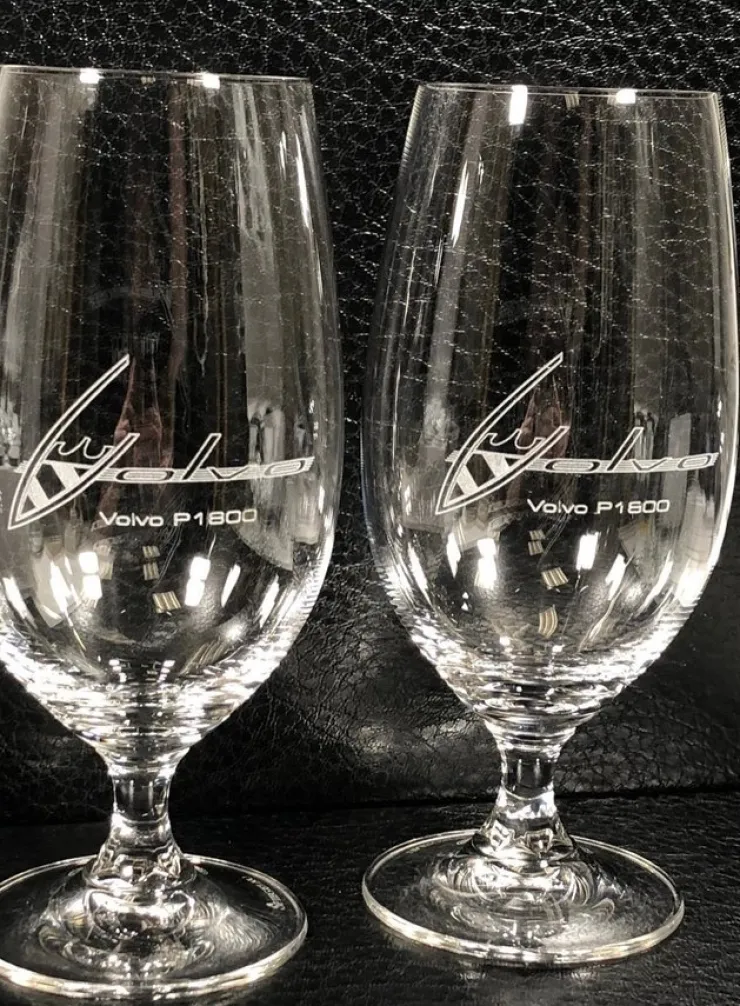 Tradera 6st ölglas Volvo P1800. Nya!| Merchandise