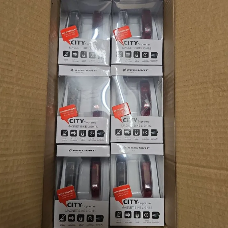 Tradera 6st Reellight City Supreme Magnet Cykellampor - Fram & Bak> Cykel