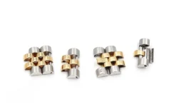 Tradera 4st Rolex länkar till armband, 18k guld& stål| Tilbehør & Reservedele