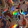 Tradera 25st Söt Holografiska Pochacco klistermärken> Klistermærker & Stickers
