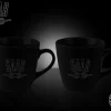Tradera 2st svarta kaffemuggar SAAB. Nya!| Veteranbiler Fra Før 1990