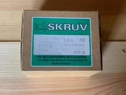 Best Sale 200st Träskruv, spårskruv 44x4,8 mm (Art L6) Skruer, Plugs & Søm
