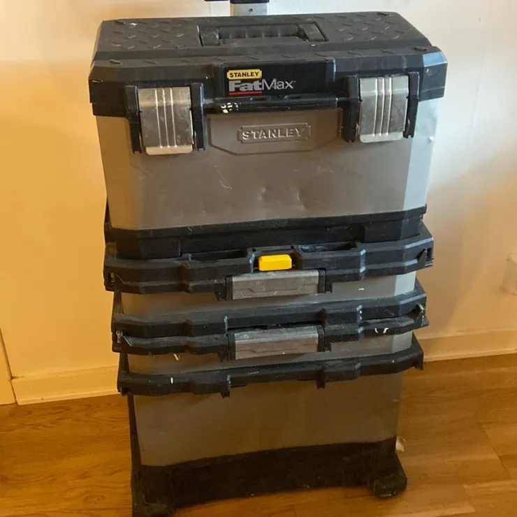 Store Stanley fatmax, verktygsvagn Værksted