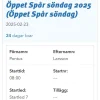 Clearance Startplats Vasaloppet öppet spår söndag Startplaceringer