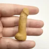 Tradera Sten Skulptur. Gul Jaspis. Fallos, Penis.> Ædelsten