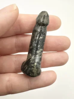 Tradera Sten Skulptur. Pyrit. Fallos, Penis.> Ædelsten