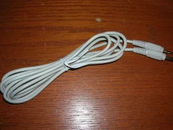 Tradera Stereo kabel 1,8m teleplugg 3,5mm hane-hane vit| Stereo Og Hifi
