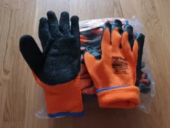 Shop Stickade vinterhandskar latexbelagda 12-pack Storlek 9 Beskyttelsesudstyr & Beklædning