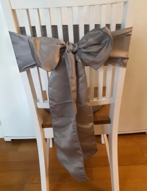 New Stolsrosetter i silvergrå 30 stycken bröllopsdekoration Bryllups-borddækning & Dekorationer