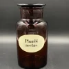 Tradera Stor apoteksflaska i glas | Plumbi acetas | Vintage | Apoteksflaska, apotek burk> Medicinske Gadgets