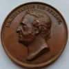 Tradera Stor Bronsmedalj von Beskow, Bernhard (1796–1868). Lea Ahlborn. Ut 1:-| Andre Mønter & Sedler