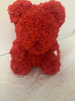 Fashion Stor röd rosbjörn Alt På Billedet