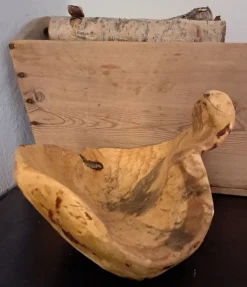 Store Stor vril - masurbjörk - hantverk - träslöjd Kunsthåndværk