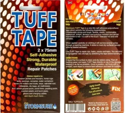 Tradera Stormsure TUFF Tape 2x REPAIR Patches Vattentät Tejp Laga Kläder Tält Torrdräkt> Vandsport