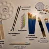 Tradera Stort penselset| Kunstnerartikler