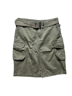 Tradera Super cool khaki cargo y2k skirt> Dametøj