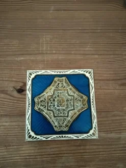 Tradera Super Flot Øsrigsk Smykkeskrin i Messing m/Flot Motiv> Smykkeskrin & -opbevaring