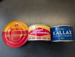 Tradera Surströmming fjolårets 3 burkar (hela strömmingar)| Kaffe & Te