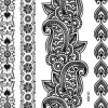 Tradera SVART Engångs Tatuering / BLACK Temporary Tattoo| Tatovering