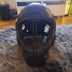 Tradera Svart Unihoc mask> Floorball