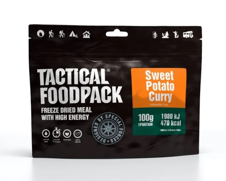 Tradera Sweet Potato Curry TACTICAL FOODPACK Sötpotatis Curry & Lime - MRE FOOD RATION> Camping & Vandring