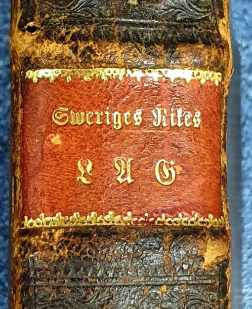 Hot Sweriges Rikes Laga 1734, tryckt 1736. Antikkens Litteratur