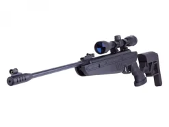 Tradera SWISS ARMS LUFTGEVÄR 4,5MM + 4 X 40 KIKARSIKTE, 10 JOULE inkl: Väska> Skydning
