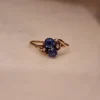 Tradera Syskonring - 14 karat guld - safirer & diamanter> Ringe