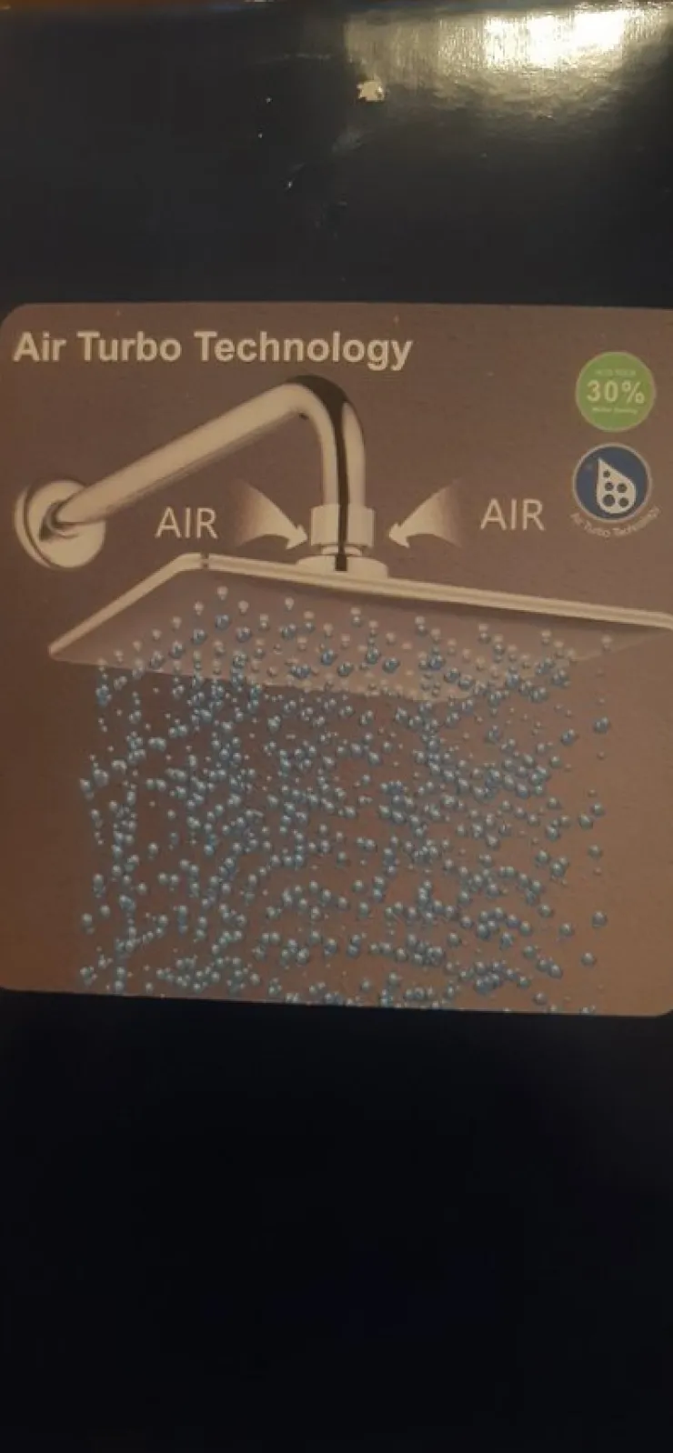 Shop Takduschhuvud 20x20cm Badeværelse