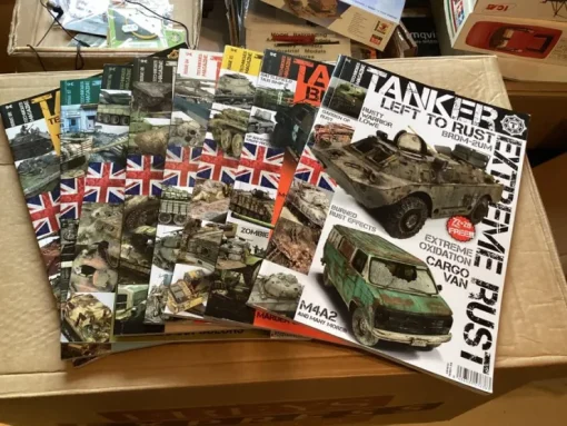 Tradera Tanker Techniques Magazine nummer 1 till och med nummer 8| Plastik Byggesæt