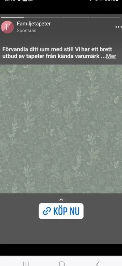 Sale Tapet - Hav & Land - Svenskt Tenn En oöppnad rulle. Maling & Tapeter