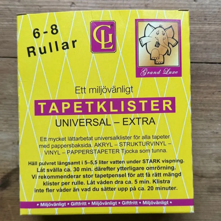 Store Tapetklister Cellulosaklister för tapetsering NY VARA Maling & Tapeter