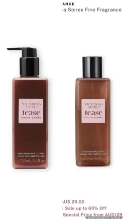 Tradera TEASE COCOA SOIRÉE Body Mist & Lotion Victoria’s Secret> Manicure, Hånd- & Fodpleje