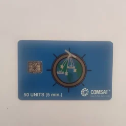 Tradera telefonkort comsat ljusblått 50 units (5 min)> Telefonkort