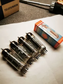 Tradera Telefunken EL84 Rörsats| Elektroniske Komponenter