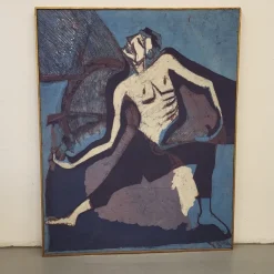 Tradera Textiltavala - Tavla - Osignerad| Anden Kunst