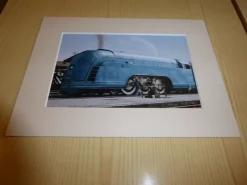 Tradera Tåg New York USA fotografi med passepartout> Jernbane- & Sporvogns-memorabilia