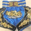 Tradera Thailändska boxningshorts, stl L, blå/svart> Kampsport
