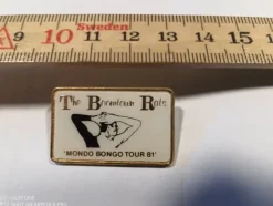Best The boomtown rats pin/broch musik punk Stofmærker & Pins