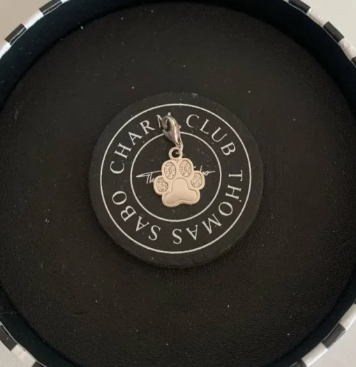Tradera Thomas Sabo charm / berlock, tassavtryck / paw med cubic zirconia stenar.> Armbånd