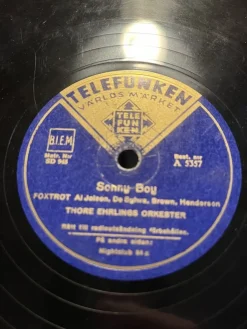 Tradera Thore Ehrlings Orkester. Telefunken A 5357.| Grammofonplader
