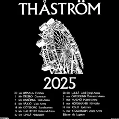 Store Thåström på Scandinavium 14/2 2025. Två konsertbiljetter. Koncerter