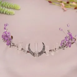 Tradera Tiara med kvartskristall> Hårsmykker & Diademer