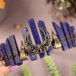 Tradera Tiara med lapis lazuli> Hårsmykker & Diademer