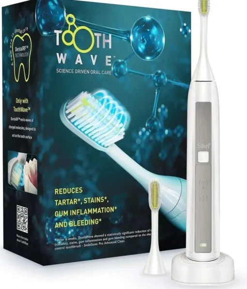 Tradera ToothWave Elektrisk Tandborste Sonisk eltandborste silkn plack tandsten soniska> Tandpleje